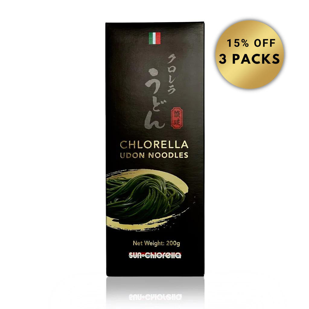 Chlorella Udon Noodles - 3 Pack Bundle (15% Saving)