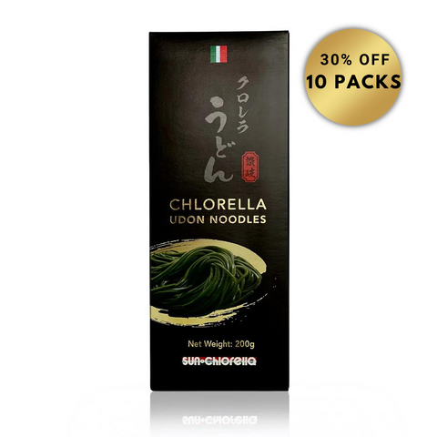 Chlorella Udon Noodles - 10 Pack Bundle (30% Saving)